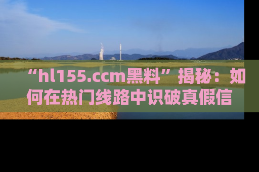 “hl155.ccm黑料”揭秘:如何在热门线路中识破真假信息