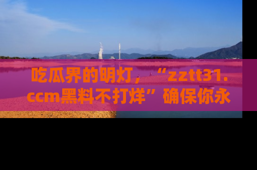吃瓜界的明灯，“zztt31.ccm黑料不打烊”确保你永不迷路！