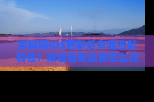 黑料网iOS更新后有哪些新特性？来看看吃瓜党怎么点评！