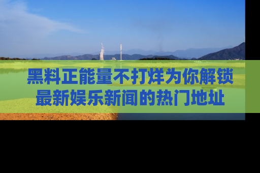 黑料正能量不打烊为你解锁最新娱乐新闻的热门地址