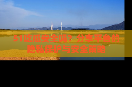 51吃瓜安全吗?分享平台的隐私保护与安全策略