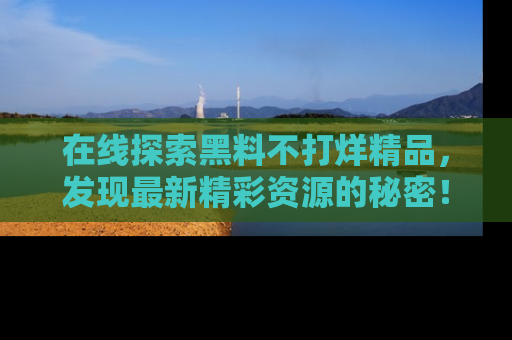 在线探索黑料不打烊精品,发现最新精彩资源的秘密!